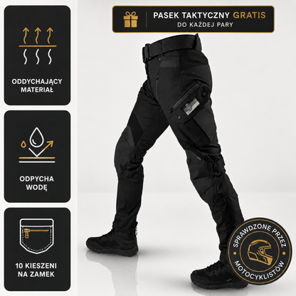 Taktikeo™ | Taktyczne spodnie motocyklowe..